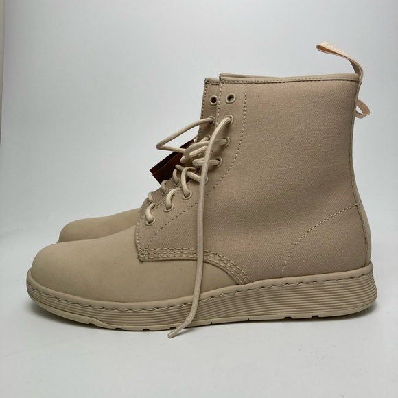 Dr. Martens Beige Leather Boots - Picture 2 of 10